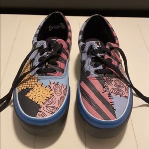 EUC Nightmare Before Christmas Sally Vans
